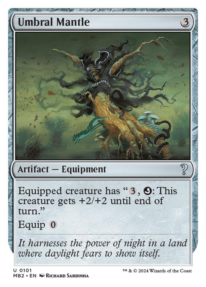 Umbral Mantle (White Border) [Mystery Booster 2] (Display Case)
