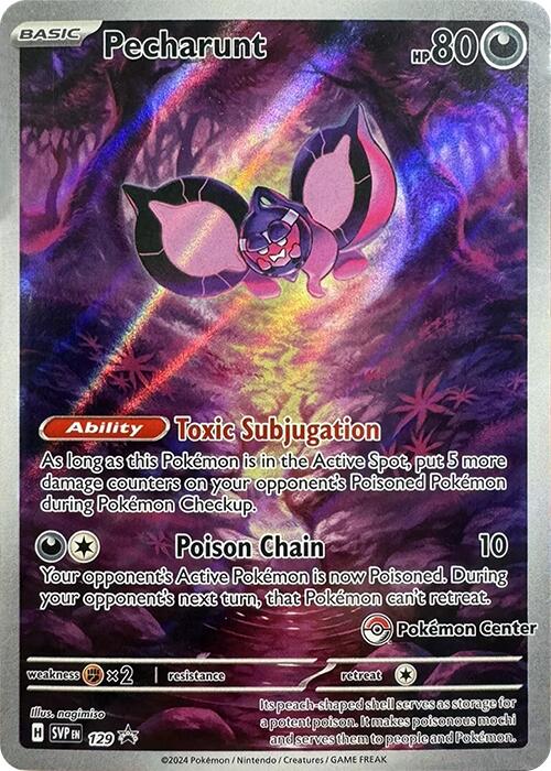 Pecharunt (129) (Pokemon Center Exclusive) [Scarlet & Violet: Black Star Promos] (Display Case)