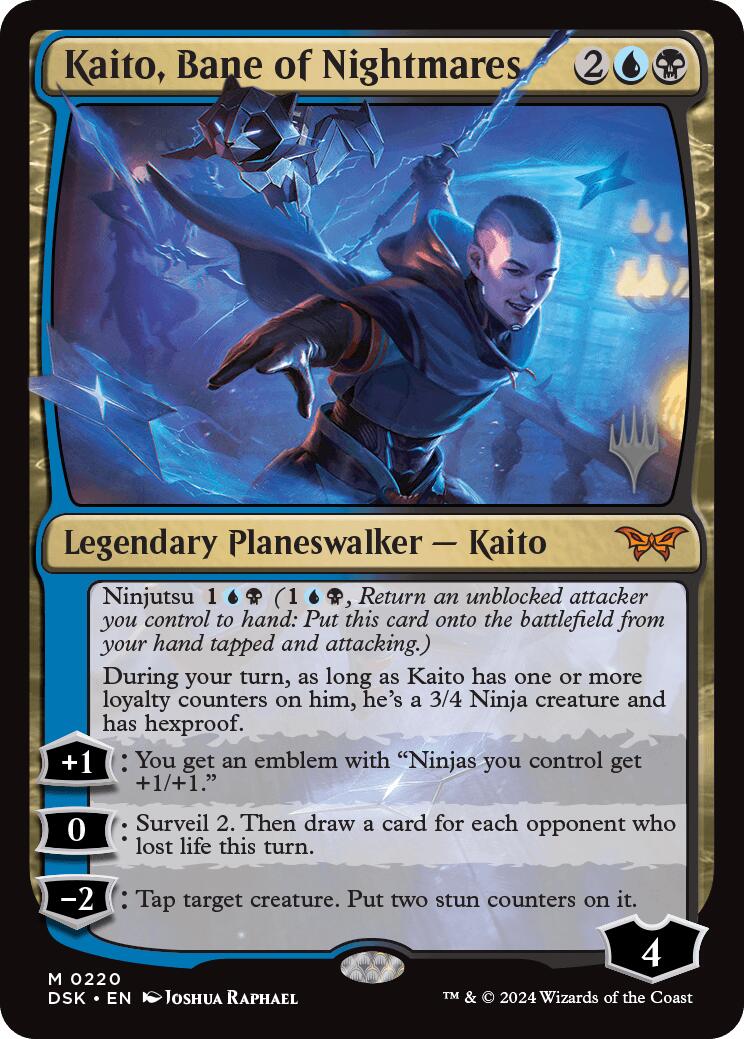 Kaito, Bane of Nightmares [Duskmourn: House of Horror Promos] (Display Case)