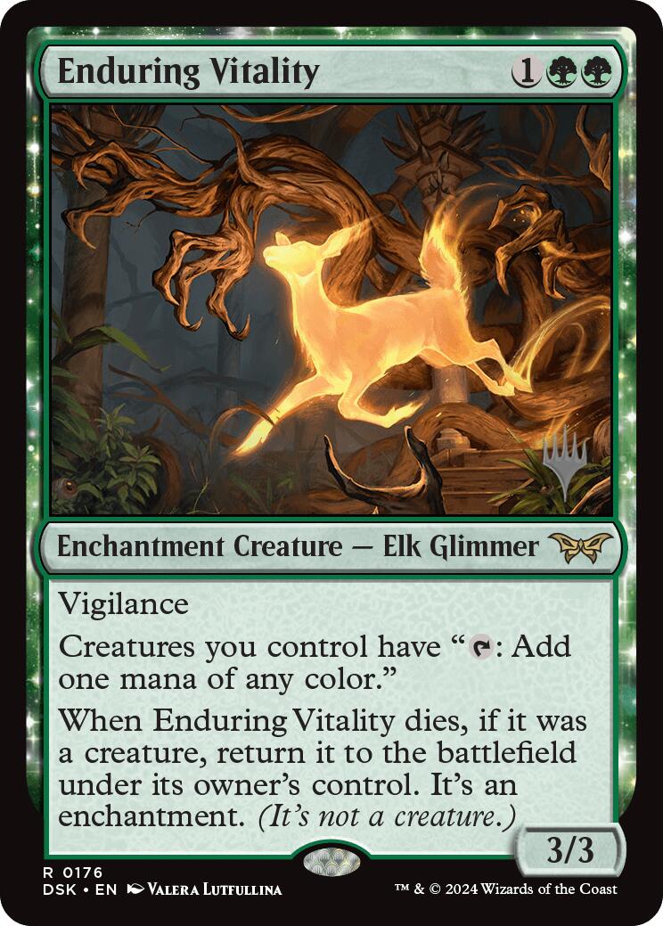 Enduring Vitality [Duskmourn: House of Horror Promos] (Display Case)