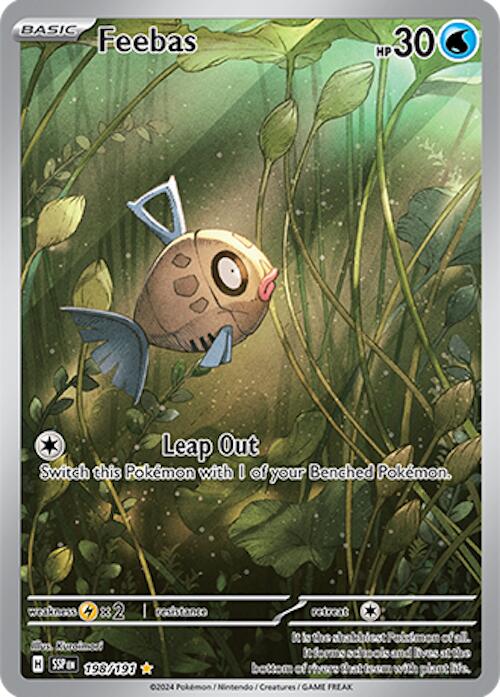 Feebas (198/191) [Scarlet & Violet: Surging Sparks] (Display Case)