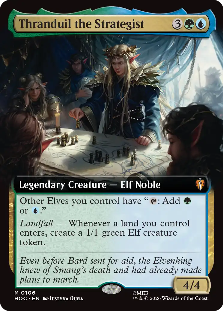 Thranduil the Strategist (Extended Art) [The Hobbit: Eternal-Legal] (Display Case)