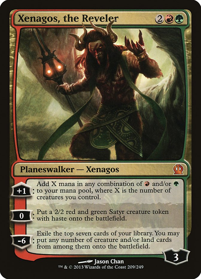Xenagos, the Reveler [Theros] (Display Case)