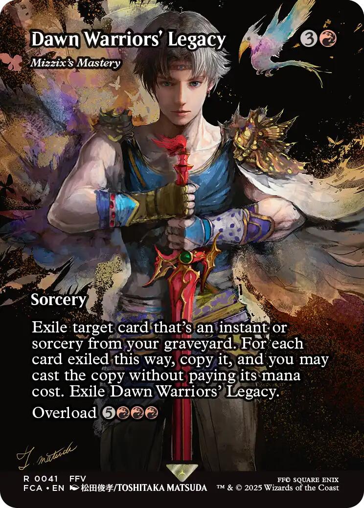 Dawn Warriors' Legacy - Mizzix's Mastery (Showcase) [FINAL FANTASY : Through the Ages] (Display Case)