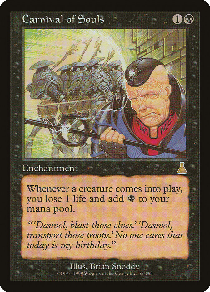 Carnival of Souls [Urza's Destiny] (Display Case)