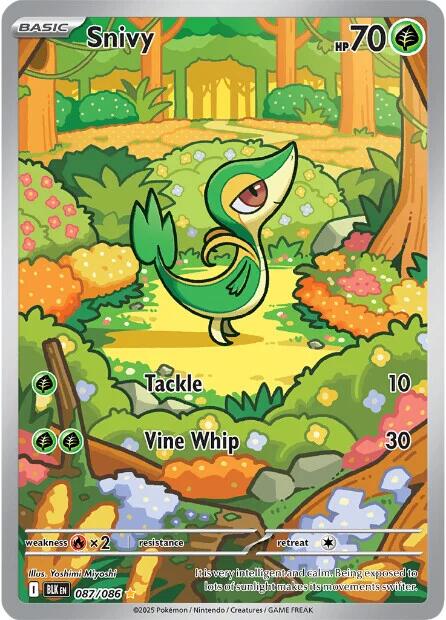 Snivy (087/086) [Scarlet & Violet: Black Bolt] (Display Case)