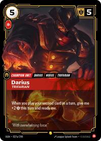 Origins - Darius - Trifarian (Alternate Art) (Foil)