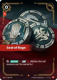 Origins - Seal of Rage (Foil) (Display Case)