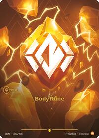 Origins - Body Rune (Alternate Art) (Foil)