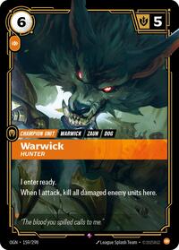 Origins - Warwick - Hunter (Foil)