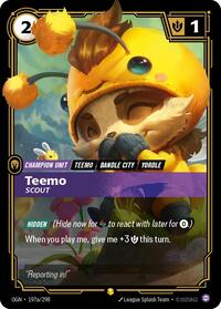Origins - Teemo - Scout (Alternate Art) (Foil)