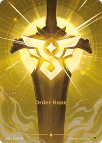 Origins - Order Rune (Alternate Art) (Foil)