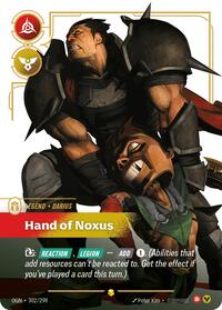 Origins - Darius - Hand of Noxus (Overnumbered) (Foil)
