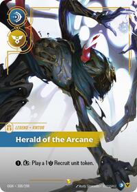 Origins - Viktor - Herald of the Arcane (Overnumbered) (Foil) (Display Case)