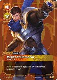 Origins - Garen - Might of Demacia (Starter) (Foil)