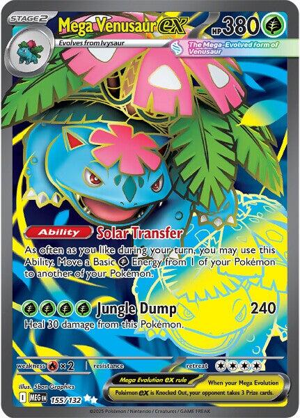Mega Venusaur ex (155/132) [Mega Evolutions: Base Set] (Display Case)