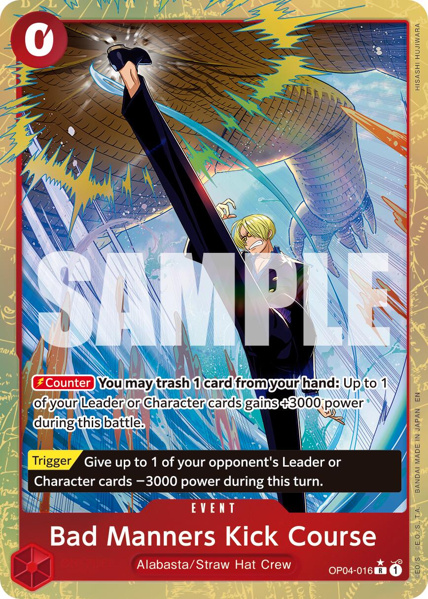 Bad Manners Kick Course (Alternate Art) [Premium Booster -The Best- Vol. 2] (Display Case)