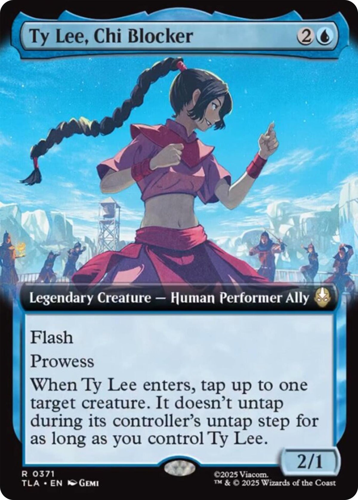 Ty Lee, Chi Blocker (Extended Art) [Avatar: The Last Airbender] (Display Case)
