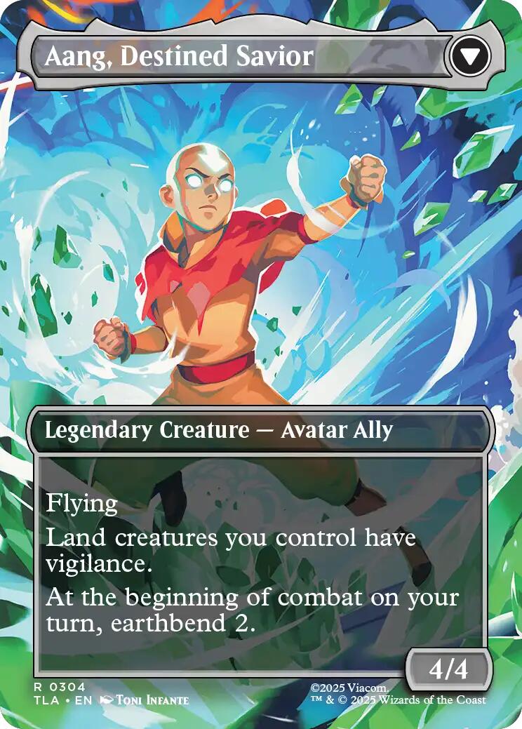 Aang, at the Crossroads (Borderless) [Avatar: The Last Airbender] (Display Case)