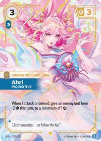 Spiritforged - Ahri - Inquisitive (Overnumbered) (Foil)