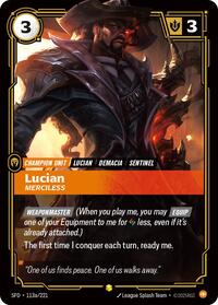 Spiritforged - Lucian - Merciless (Alternate Art) (Foil)