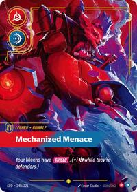 Spiritforged - Rumble - Mechanized Menace (Overnumbered) (Foil)