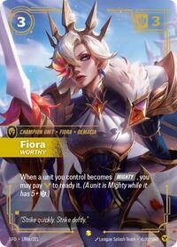 Spiritforged - Fiora - Worthy (Alternate Art) (Foil)
