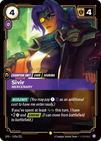 Spiritforged - Sivir - Mercenary (Alternate Art) (Foil)