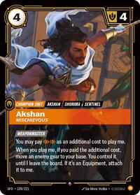 Spiritforged - Akshan - Mischievous (Foil)