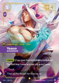 Spiritforged - Yasuo - Windrider (Overnumbered) (Foil)