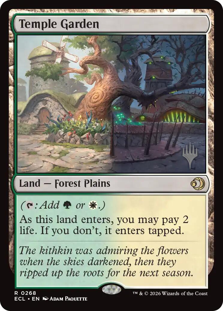 Temple Garden [Lorwyn Eclipsed Promos] (Display Case)