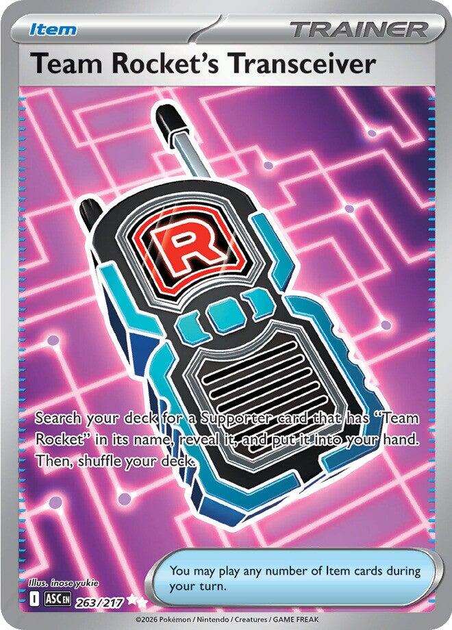 Team Rocket's Transceiver (263/217) [Mega Evolution: Ascended Heroes] (Display Case)