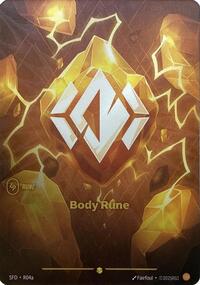 Spiritforged - Body Rune (Alternate Art) (Foil) (Display Case)
