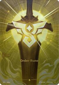 Spiritforged - Order Rune (Alternate Art) (Foil) (Display Case)