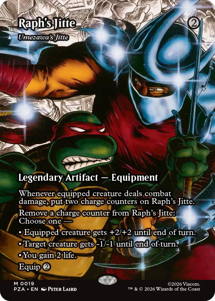 Raph's Jitte - Umezawa's Jitte (Borderless) [Teenage Mutant Ninja Turtles Eternal-Legal] (Display Case)