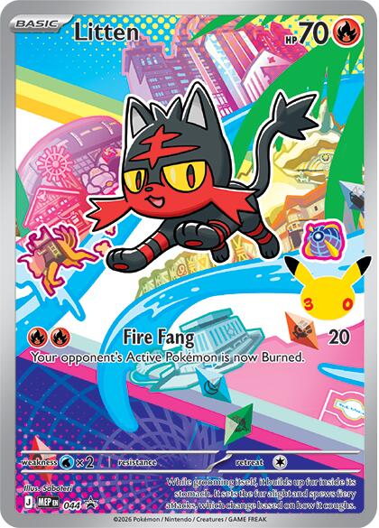 Litten (044) [Mega Evolution Promo] (Display Case)