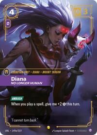 Unleashed - Diana - No Longer Human (Alternate Art) (Foil) (Display Case)