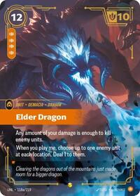 Unleashed - Elder Dragon (Alternate Art) (Foil) (Display Case)