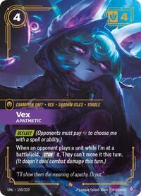 Unleashed - Vex - Apathetic (Foil) (Display Case)