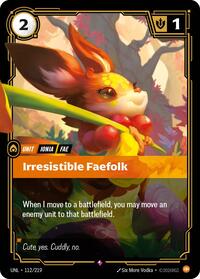 Unleashed - Irresistible Faefolk (Foil) (Display Case)