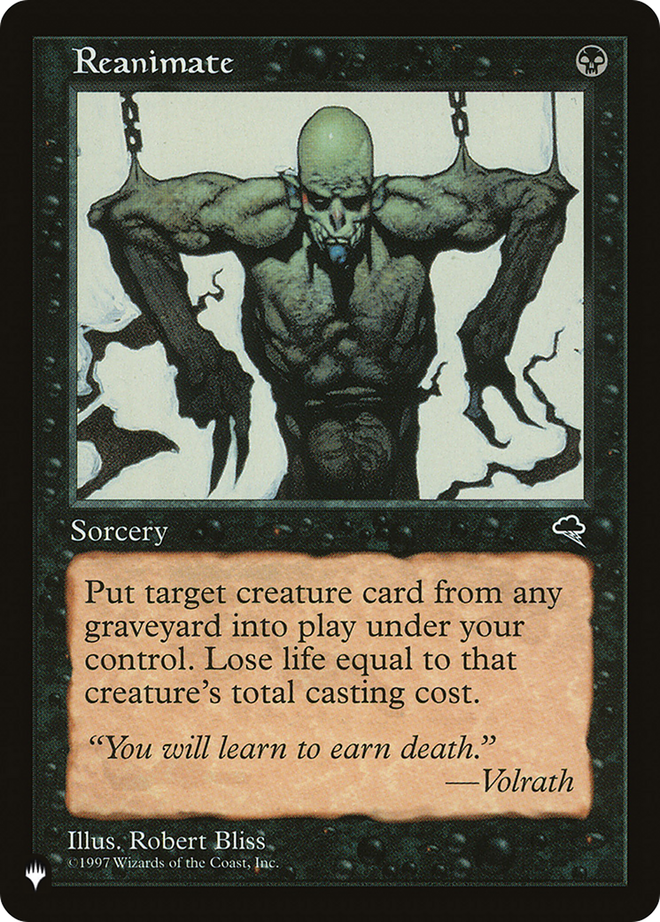Reanimate [The List Reprints] (Display Case)