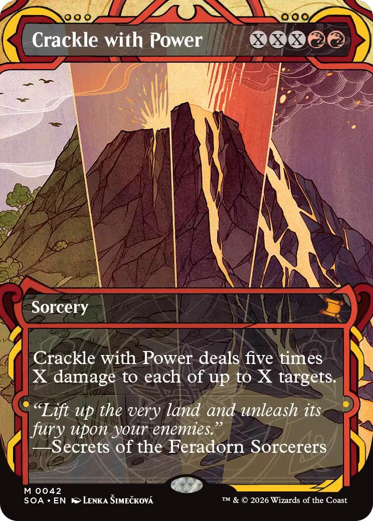 Crackle with Power [Secrets of Strixhaven: Mystical Archive] (Display Case)
