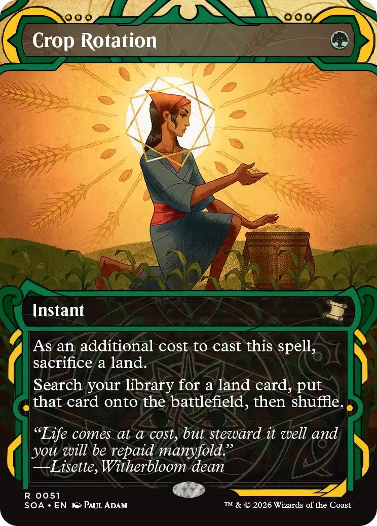 Crop Rotation [Secrets of Strixhaven: Mystical Archive] (Display Case)