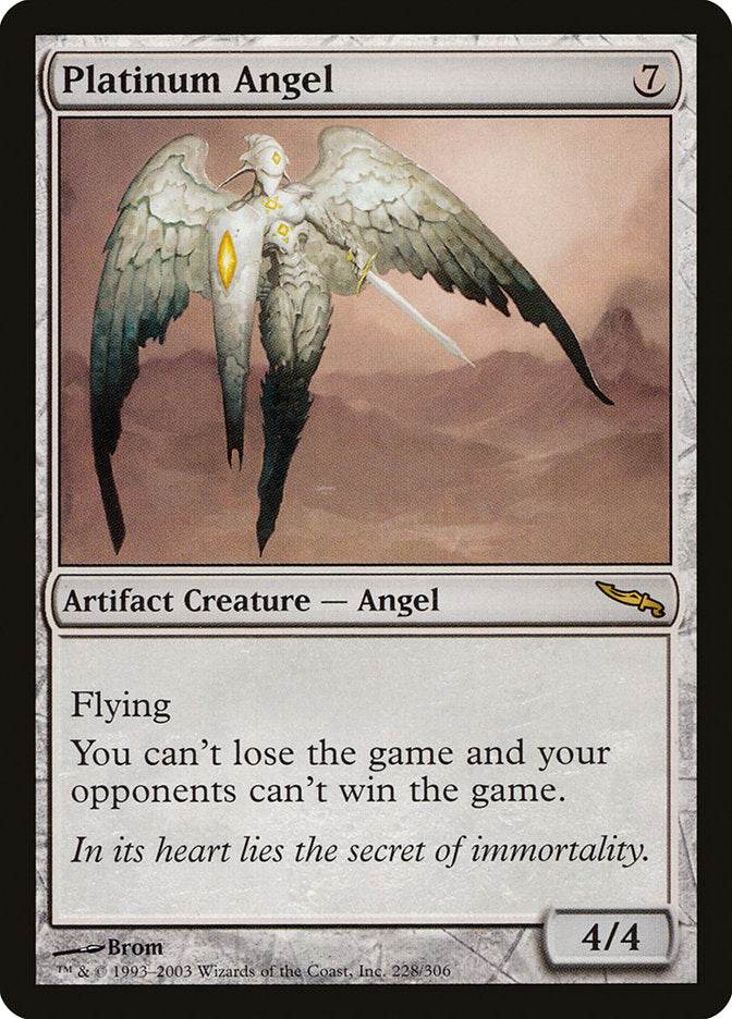 Platinum Angel [Mirrodin] (Display Case)