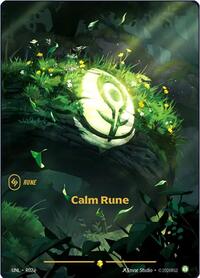 Unleashed - Calm Rune (Alternate Art) (Foil) (Display Case)
