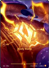 Unleashed - Body Rune (Alternate Art) (Foil) (Display Case)
