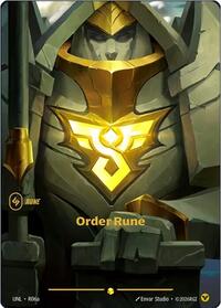 Unleashed - Order Rune (Alternate Art) (Foil) (Display Case)