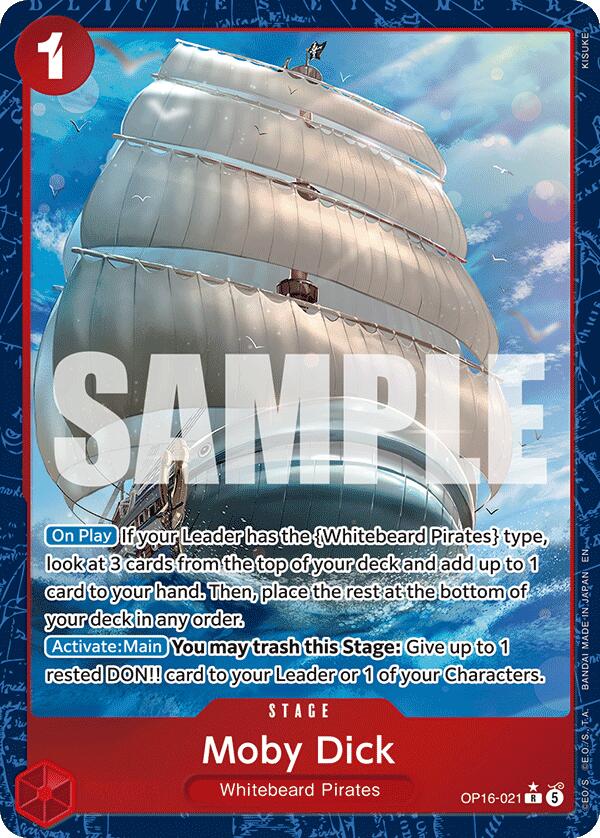 Moby Dick (Alternate Art) [The Time of Battle] (Display Case)