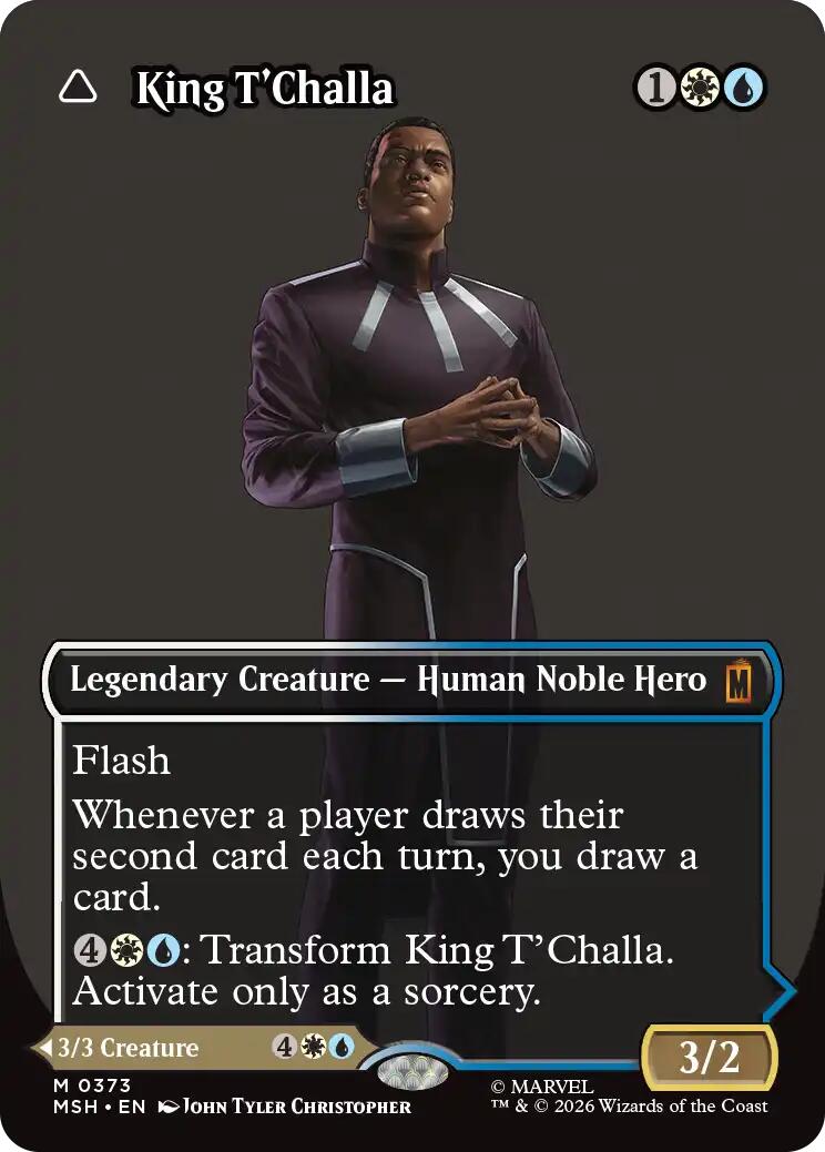 King T'Challa (Borderless) (0373) [Marvel Super Heroes] (Display Case)