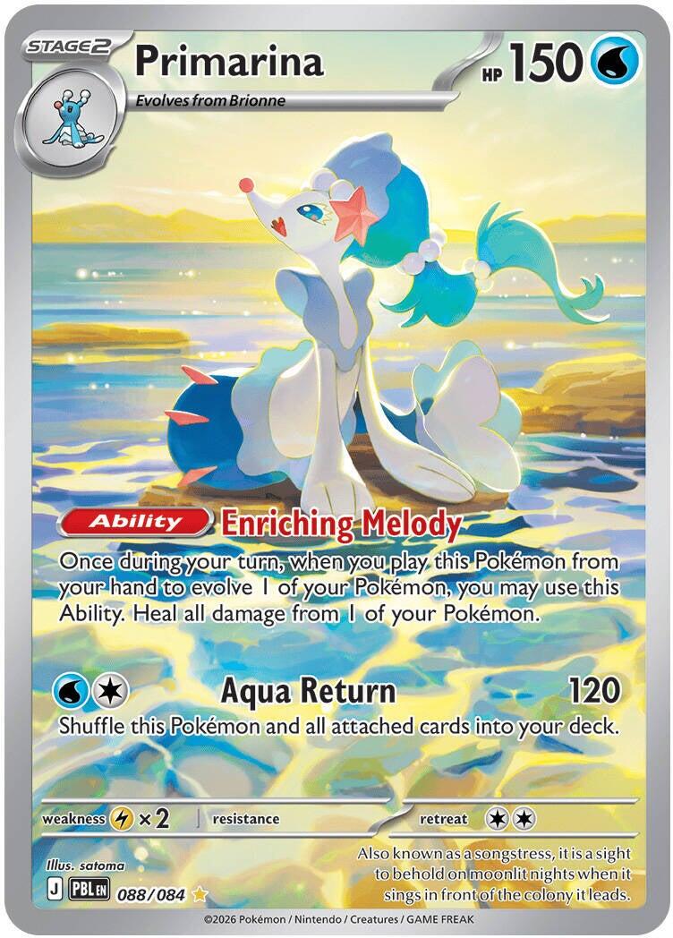 Primarina (088/084) [Mega Evolution: Pitch Black] (Display Case)